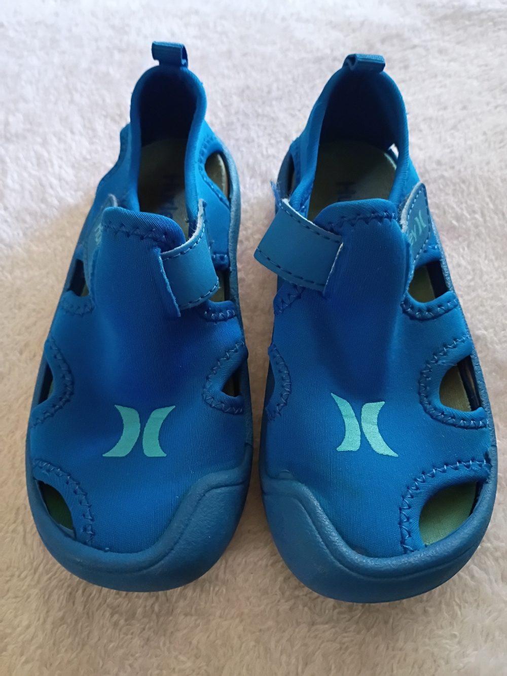 Hurley Kids Blue Teal Logo Water Shoes